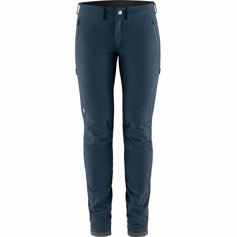 Fjallraven Bergtagen Hiking Pants Blue Singapore For Women (SG-105670)